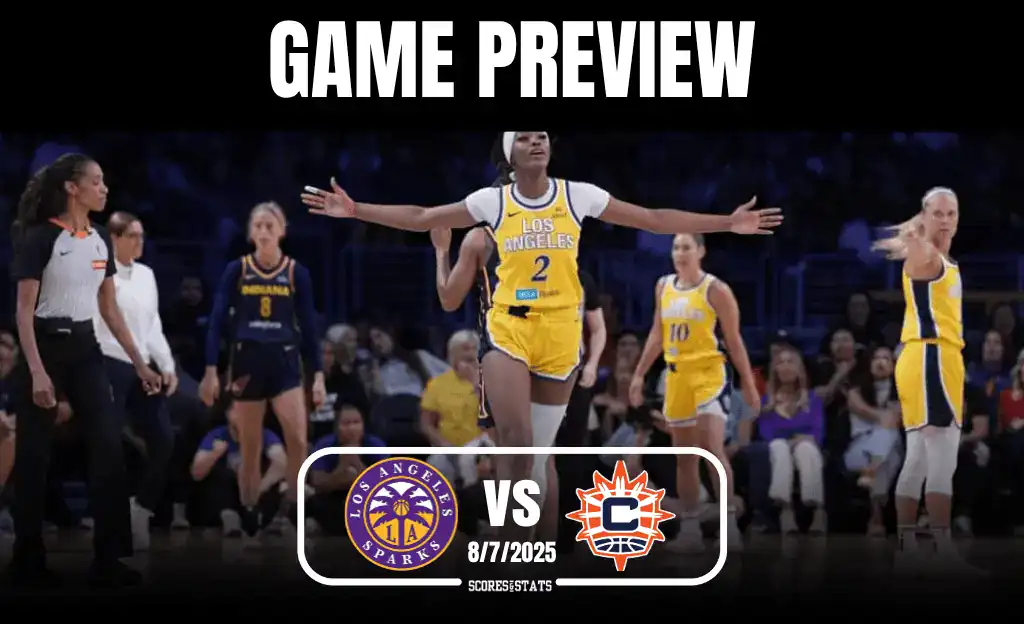 Sparks vs Sun August 7th