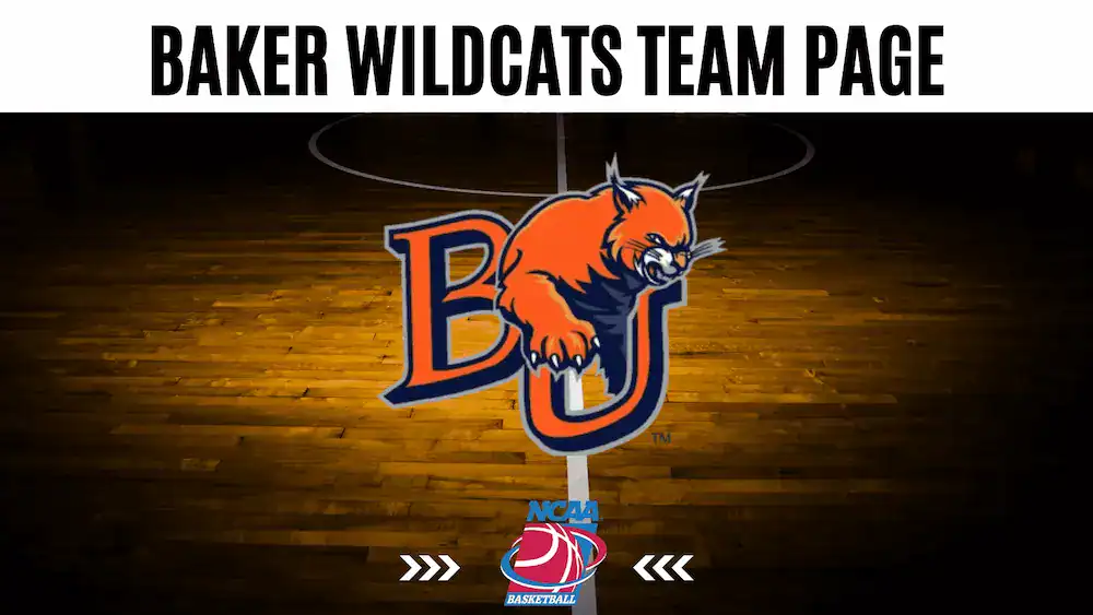 baker wildcats team page cover with logo