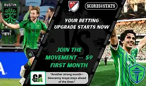 Austin FC and Seattle Sounders players celebrating during MLS action ahead of their September 21, 2025 matchup.