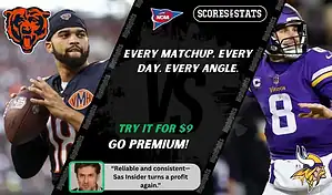 NFL matchup preview featuring Chicago Bears vs Minnesota Vikings on September 8, 2025.