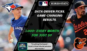 MLB matchup graphic featuring a Toronto Blue Jays pitcher in blue uniform against a Baltimore Orioles player in black uniform, highlighting betting picks and predictions for September 13, 2025.