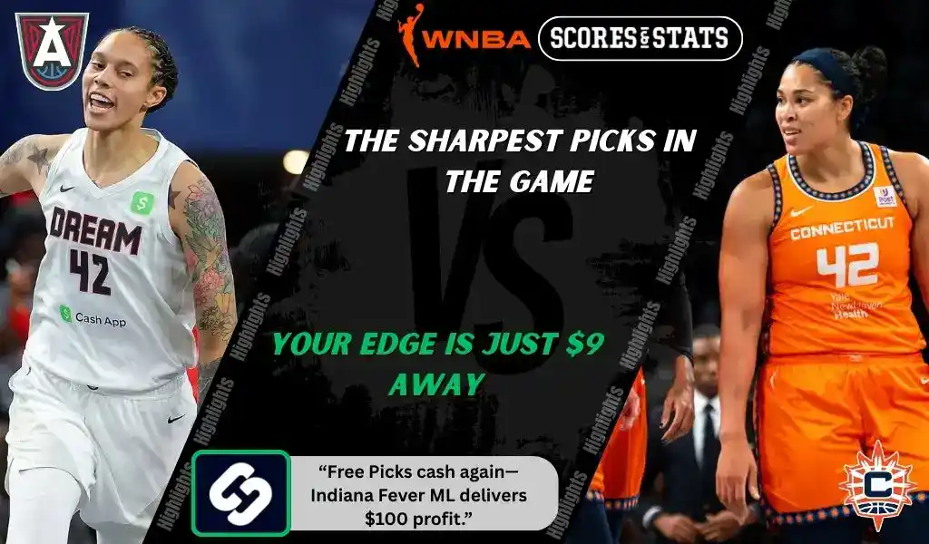 WNBA matchup between Atlanta Dream and Connecticut Sun with betting picks and predictions for September 8, 2025.