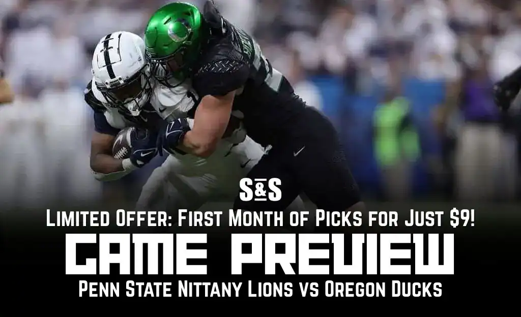 NCAAF 7 GAME PREVIEW Penn State Nittany Lions vs Oregon Ducks