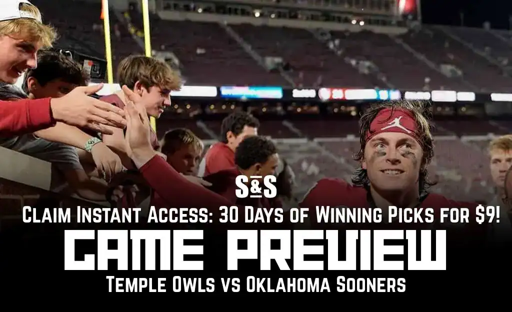GAME PREVIEW Temple Owls vs Oklahoma Sooners