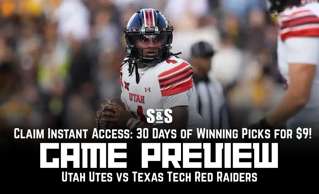 NCAAF 4 GAME PREVIEW Utah Utes vs Texas Tech Red Raiders