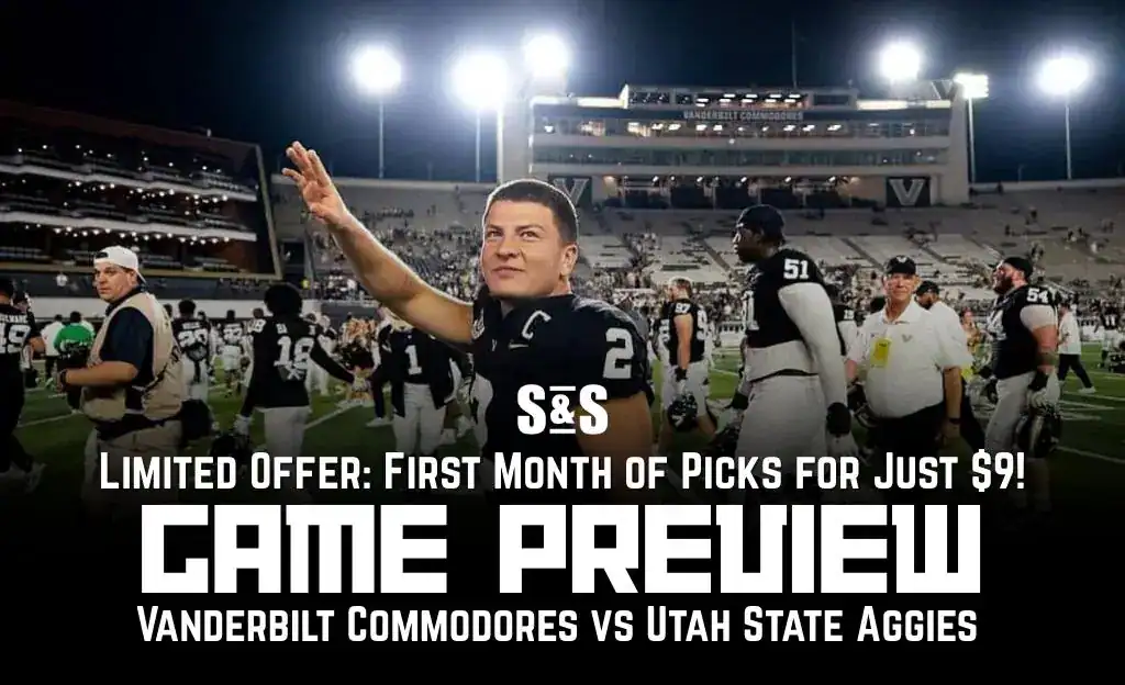 NCAAF 5 GAME PREVIEW Vanderbilt Commodores vs Utah State Aggies