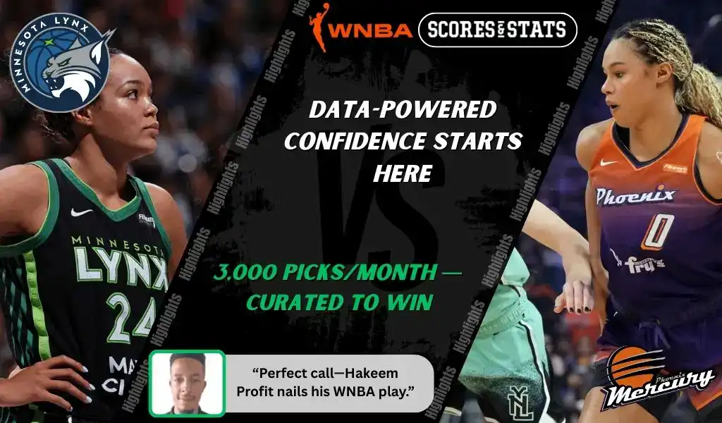 WNBA matchup preview for September 21, 2025 featuring the Minnesota Lynx against the Phoenix Mercury with expert betting picks and predictions.
