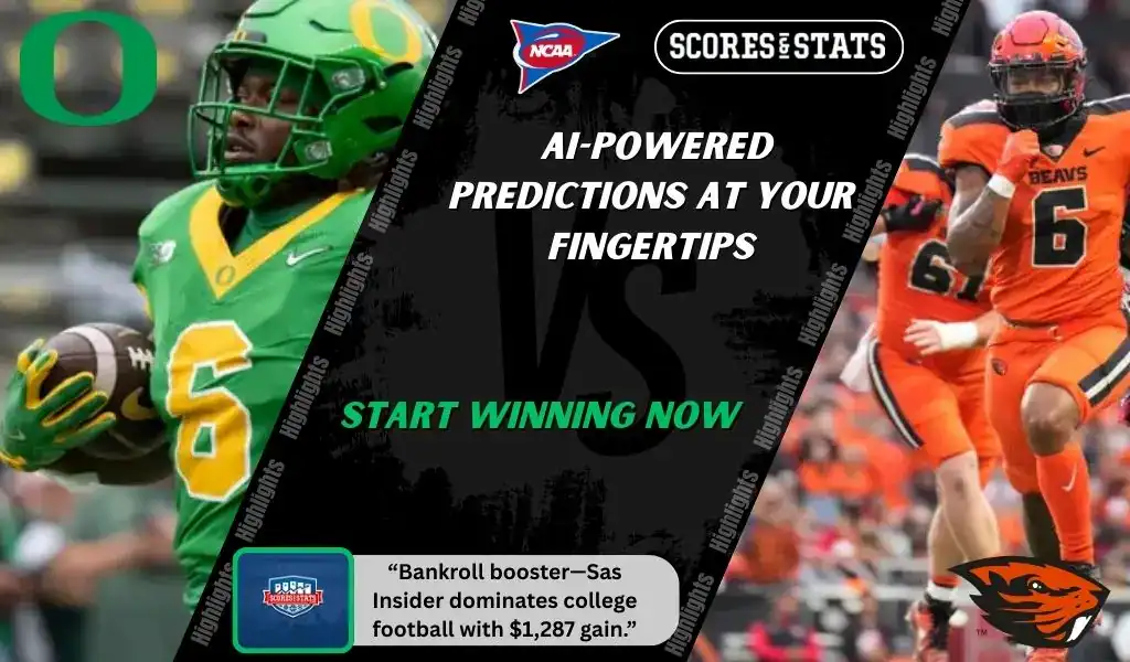 College football matchup preview between the Oregon Ducks and Oregon State Beavers on September 20, 2025, highlighting betting picks and predictions.