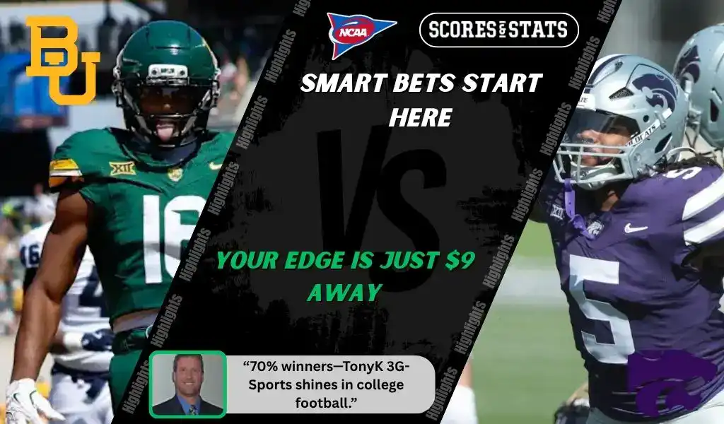 College football betting preview for the Baylor Bears vs Kansas State Wildcats matchup on October 4, 2025, with expert picks and game predictions.