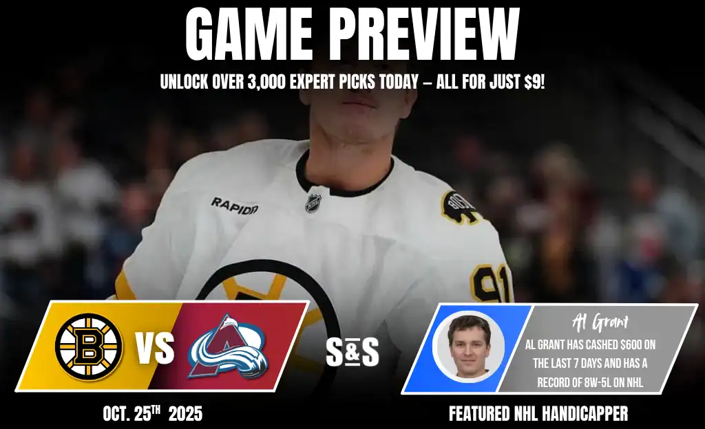 Previews 8 Bruins vs Avalanche Preview 10 25