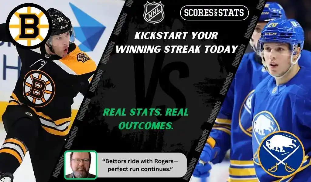 Bruins vs Sabres Picks 2025