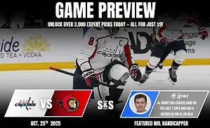 Game preview for Capitals vs. Senators, featuring betting insights and expert picks for October 25, 2025.