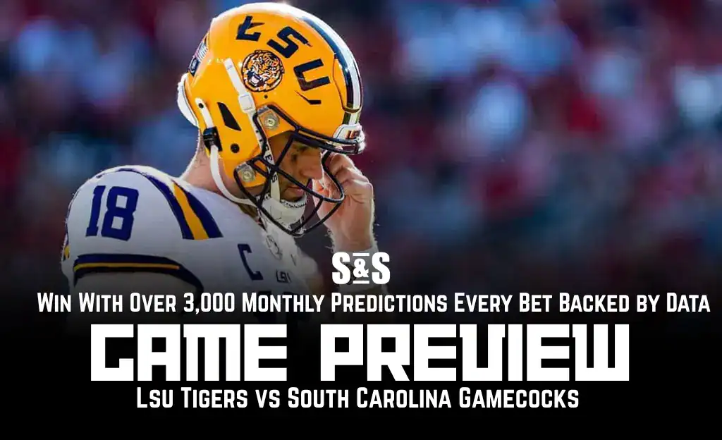 NCAAF 6 GAME PREVIEW Lsu Tigers vs South Carolina Gamecocks