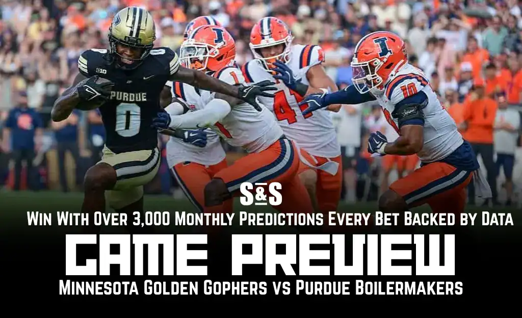 NCAAF 4 GAME PREVIEW Minnesota Golden Gophers vs Purdue Boilermakers