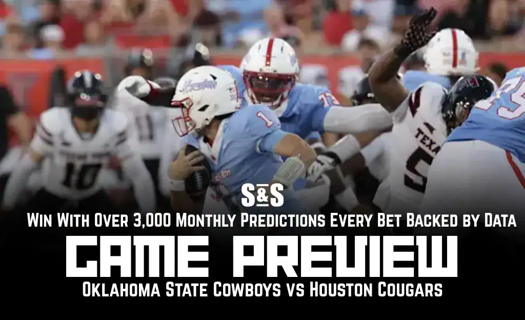 NCAAF 5 GAME PREVIEW Oklahoma State Cowboys vs Houston Cougars