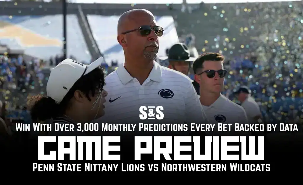 NCAAF 7 GAME PREVIEW Penn State Nittany Lions vs Northwestern Wildcats