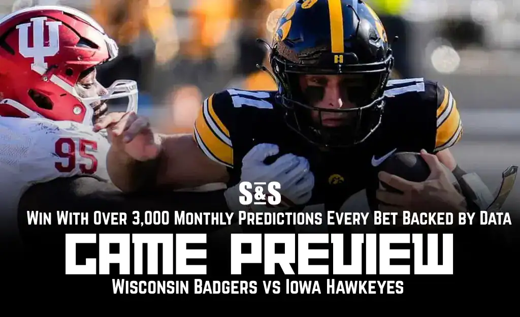 NCAAF 2 GAME PREVIEW Wisconsin Badgers vs Iowa Hawkeyes