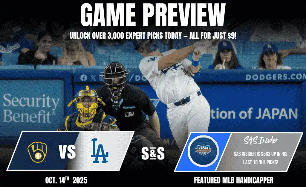 Milwaukee Brewers vs Los Angeles Dodgers