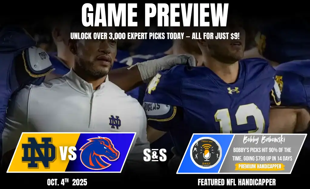 Notre Dame vd Broncos Oct 4th