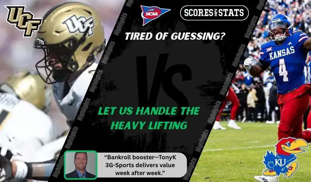 College football betting preview for the UCF Knights vs Kansas Jayhawks on October 4, 2025. Expert picks, game predictions, and odds breakdown for this Big 12 matchup.