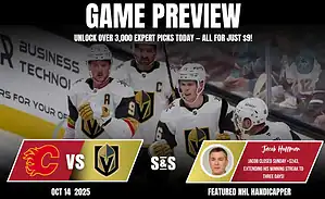 Flames vs Golden Knights Game Preview — featuring Jacob Hoffman from ScoresAndStats, +$243 profit and three-day win streak