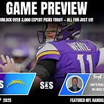 Vikings vs Chargers preview, with Carson welts making a pass
