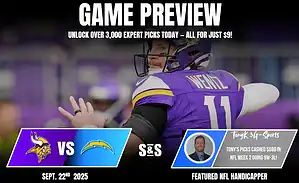 Vikings vs Chargers preview, with Carson welts making a pass