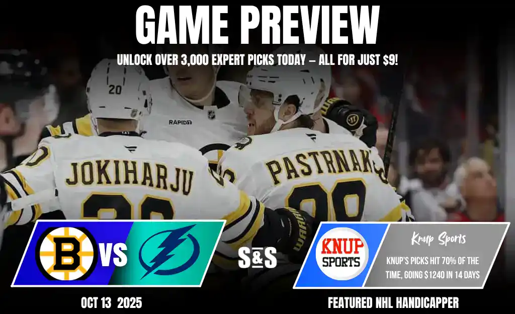 NHL Game Preview: Boston Bruins vs Tampa Bay Lightning