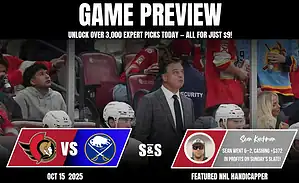 Ottawa Senators vs Buffalo Sabres Game Preview — featuring Sean Kuchman from ScoresAndStats, 6–2 record with +$372 profit.