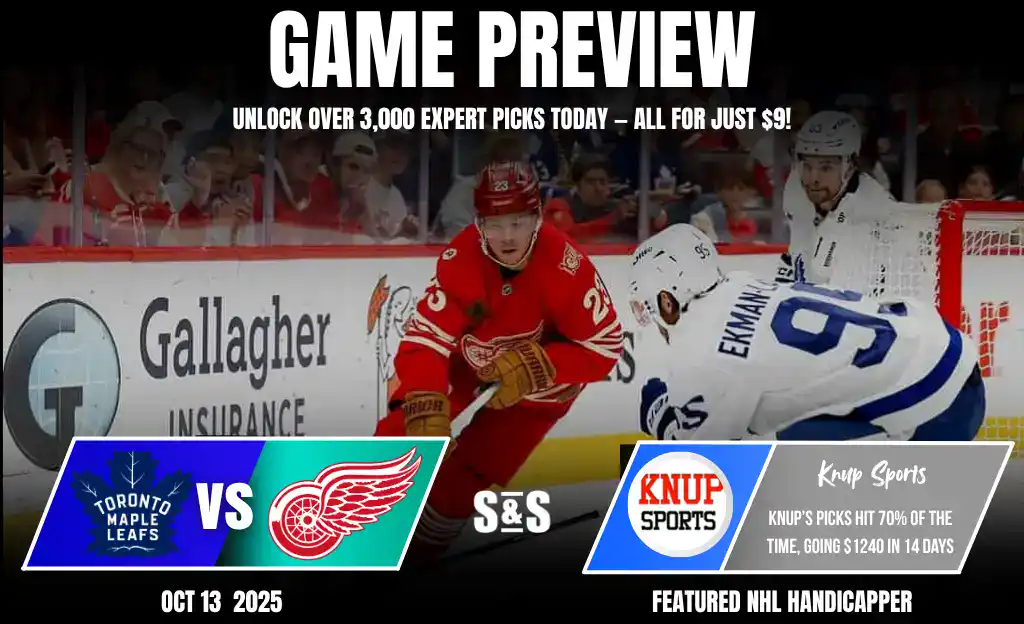 NHL Game Preview: Toronto Maple Leafs vs Detroit Red Wings