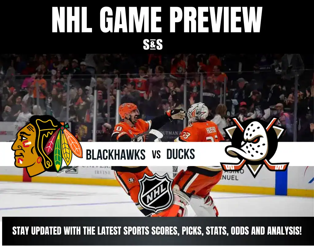 Blackhawks vs Ducks 11 30