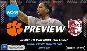 Preview graphic showing Clemson Tigers vs Alabama A&M Bulldogs for November 28, 2025 matchup.