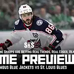 Home 19 GAME PREVIEW Columbus Blue Jackets vs St. Louis Blues