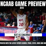 GAME PREVIEW NJIT vs Cincinnati