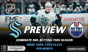 Seattle Kraken vs Edmonton Oilers preview graphic showing NHL matchup promotion for November 29 2025.