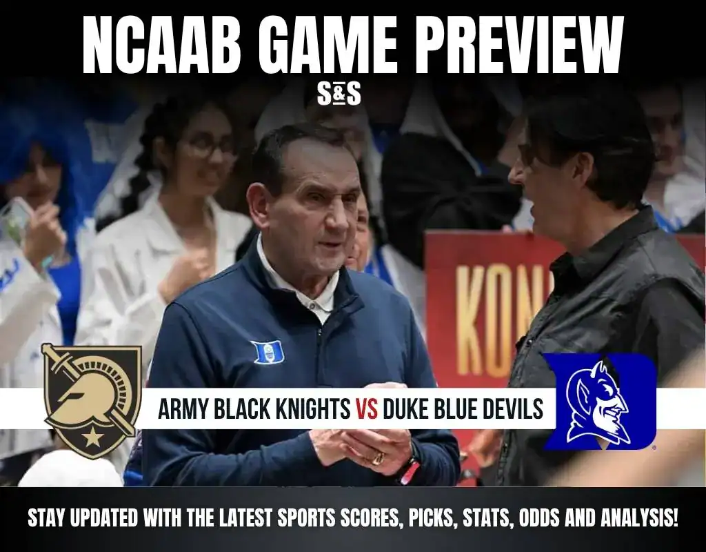 NCAAB GAME PREVIEW Army Black Knights vs Duke Blue Devils
