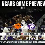 Home 45 NCAAB GAME PREVIEW Clemson Tigers vs North Alabama Lions