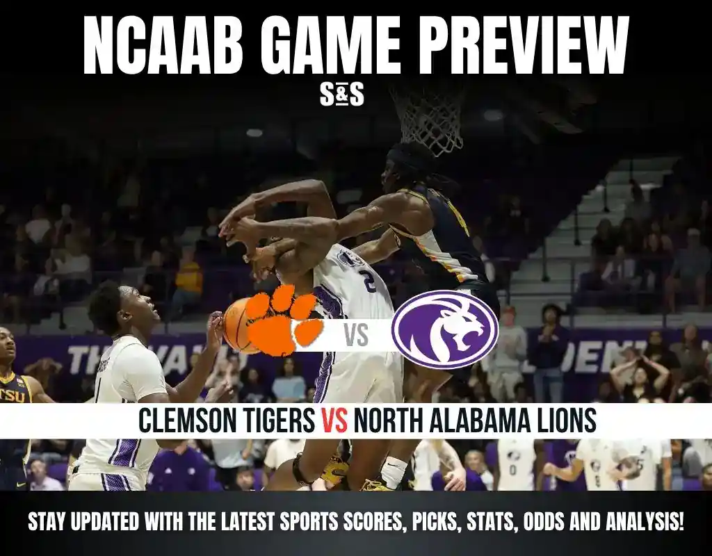Previews 6 NCAAB GAME PREVIEW Clemson Tigers vs North Alabama Lions