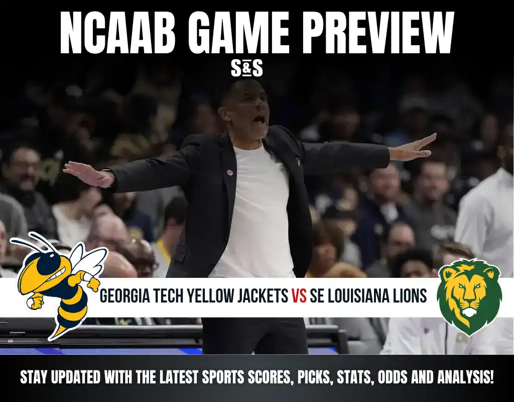 NCAAB GAME PREVIEW Georgia Tech Yellow Jackets vs Se Louisiana Lions