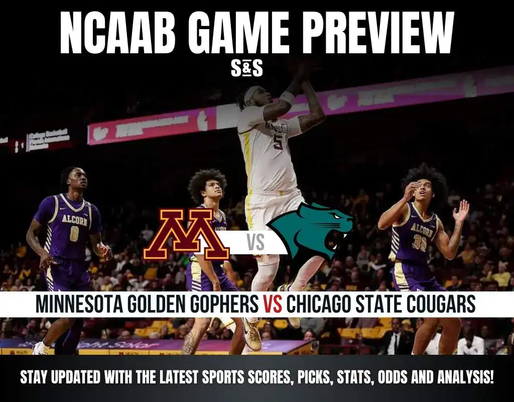 NCAAB GAME PREVIEW Minnesota Golden Gophers vs Chicago State Cougars