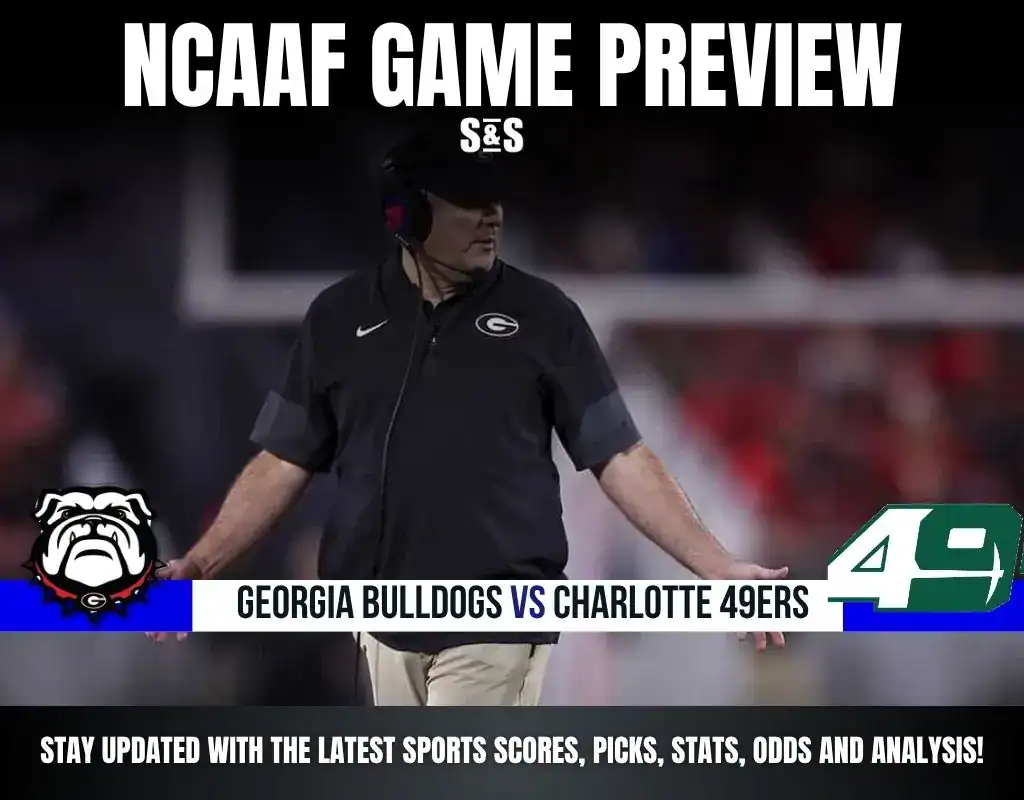 NCAAF GAME PREVIEW Georgia Bulldogs vs Charlotte 49ers