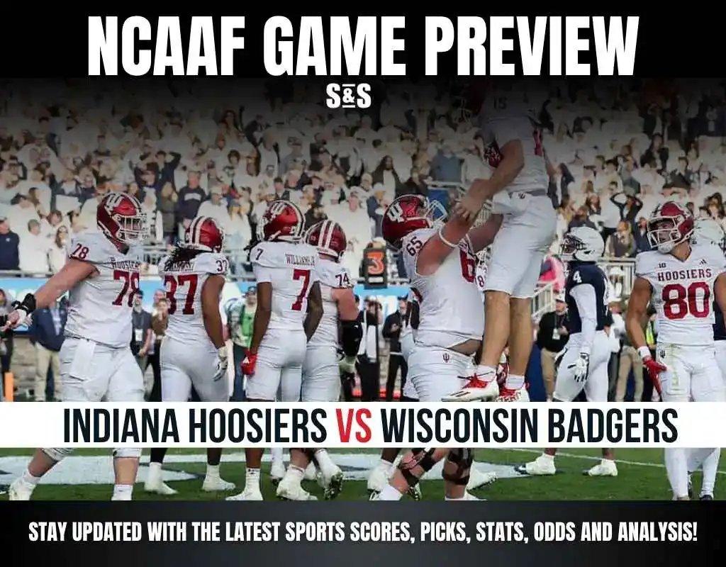 Previews 8 NCAAF GAME PREVIEW Indiana Hoosiers vs Wisconsin Badgers 1