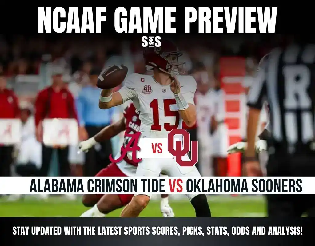 NCAAF GAME PREVIEWAlabama Crimson Tide vs Oklahoma Sooners