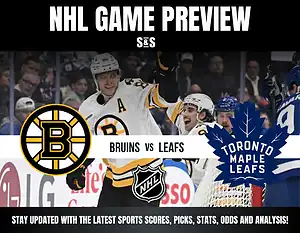 bruins v leafs