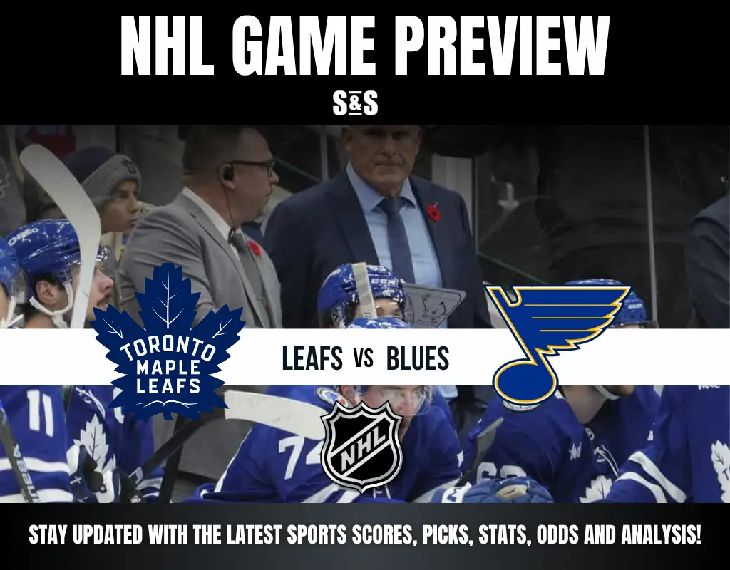 leafs vs blues