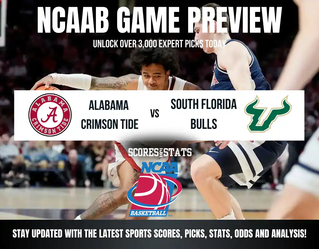 Previews 8 Alabama Crimson Tide vs South Florida Bulls NCAA Basketball preview, non-conference matchup in Tuscaloosa.