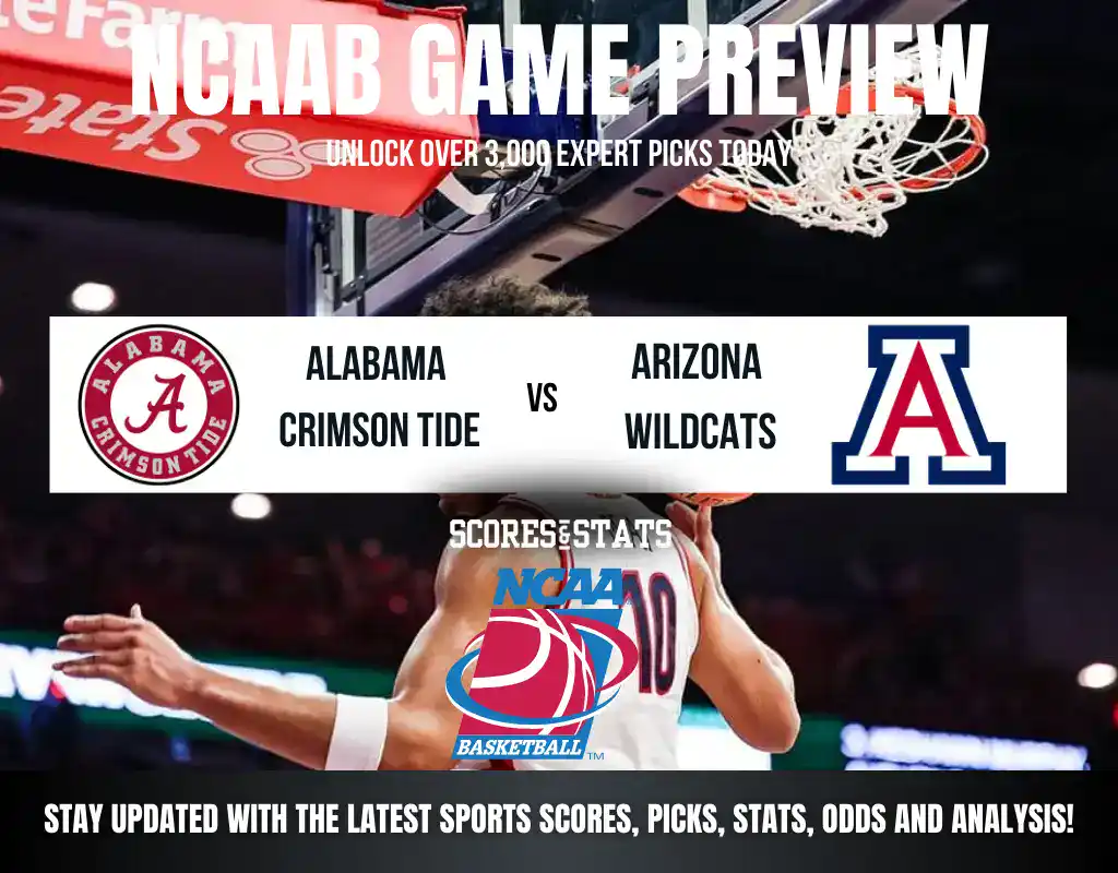 Previews 7 Alabama Crimson Tide vs Arizona Wildcats NCAA Basketball preview, ranked showdown in Birmingham.