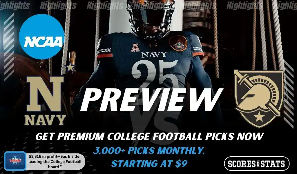 NCAAF 1 Navy Midshipmen face Army Black Knights in the annual college football rivalry game preview on December 13 2025
