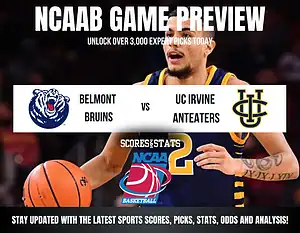 Belmont Bruins vs UC Irvine Anteaters betting preview with odds, predictions, and best bets.