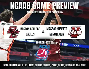 Boston College Eagles vs Massachusetts Minutemen NCAA Basketball preview, Hall of Fame Classic in Springfield.